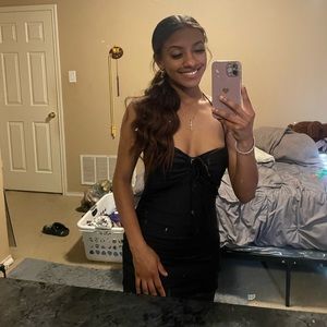 black dress